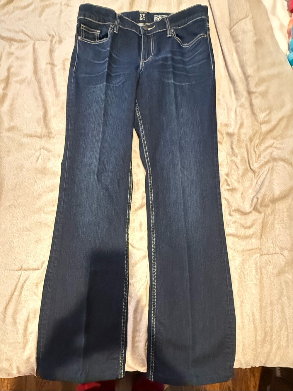 Women’s New York & Co Dark Blue Bootcut Jeans